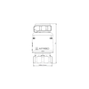 Siłownik termoelektryczny TSA-02 FO, nakrętka M30 x 1,5 mm, 230 V AC, NC, funkcja sterowania ręcznego