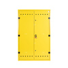 Punkt redukcyjno-pomiarowy na 5-6 gazomierzy G4/G6, w pionie, w skrzynce metalowej - żółty