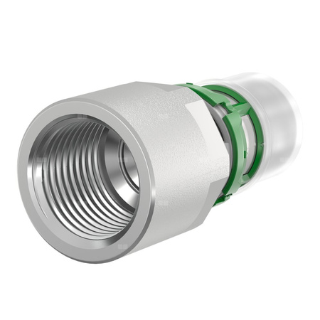 Złączka prosta, końcówka zaprasowywana COMAP MultiSkin Visu-Control, mosiądz, 20x2 x 1/2'' (MZ x GW)