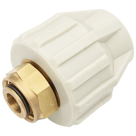 Półśrubunek mufowy z płaskim uszczelnieniem GW PP-R - 20 G3/4"