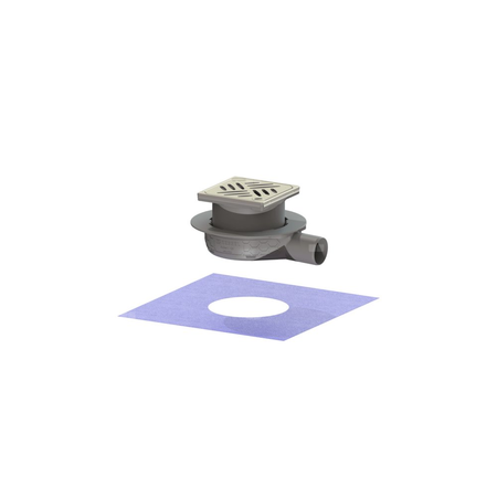 Wpust Ultraflat 79 DN 50 z nasadką z rusztem szczelinowym z L&L