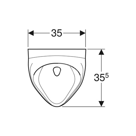 Króciec przyłączeniowy Geberit do pisuarów