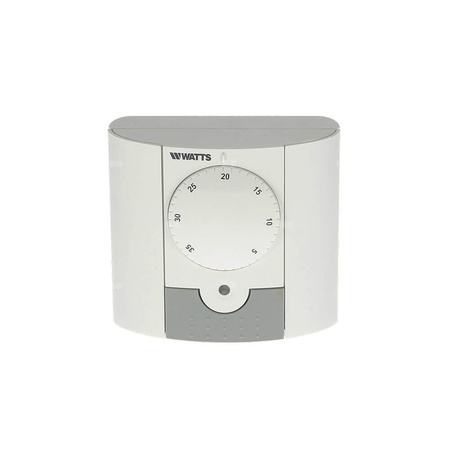 Termostat analogowy, zasilanie awaryjne bateryjne 2 x 1,5 V, 5 - 35  st.C TERMOSTATO A COMANDO ANALOGICO BT 