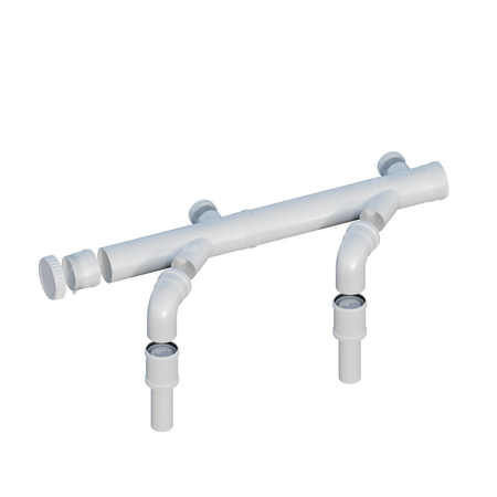 System kaskadowy PP - pakiet na 2 kotły DN200/110mm