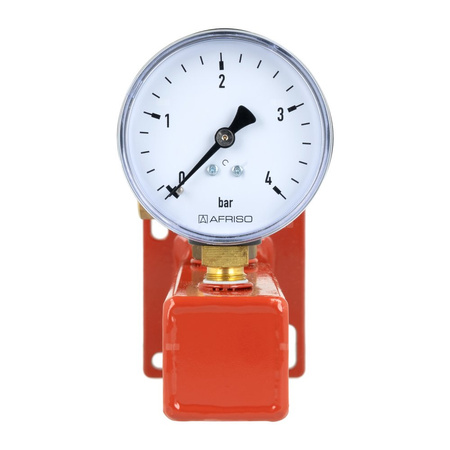 Zespół przyłączeniowy AFRISO BSS 3/4'' GW x GW, max. 1.5 bar + wskaźnik ciśnienia