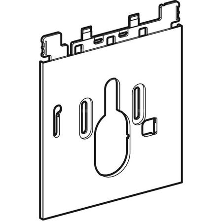 Płyta ozdobna AqC8000/8000+, dolna, biała