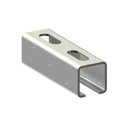 Szyna montażowa NICZUK XPSZA, gr. 2 mm, dł. 3000 mm, stal nierdzewna (ocynk lamelarny)