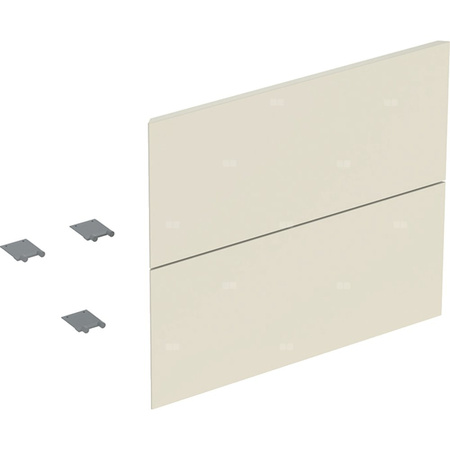 Zestaw frontów szuflad (2 szt.) do dolnej szafki pod umywalkę z dwoma szufladami GEBERIT ONE, kol. sand wysoki połysk szer.600 mm