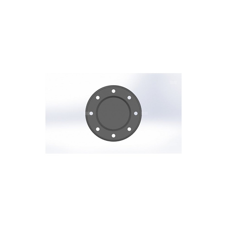 Pokrywa flanszy metalowa 180 mm pełna