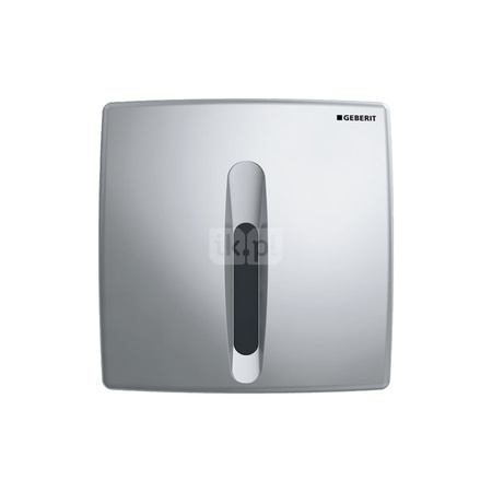 Okienko czujnika podczerwieni Geberit do zaworu spłukującego do pisuarów z elektronicznym uruchamianiem spłukiwania, płytka przykrywająca z cynkowego odlewu ciśnieniowego