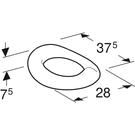 Siedzisko dla małych dzieci Geberit Bambini: Wolne opadanie=Nie, Mocowanie=Brak, Rubinowy / Matowy