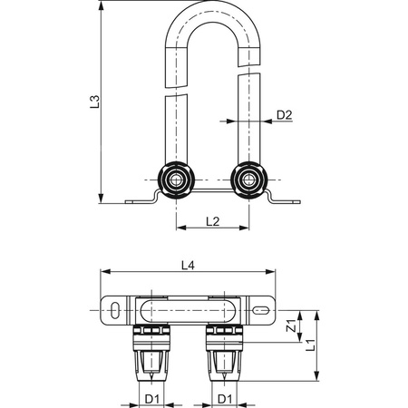 TECElogo - Garnitur montażowy do zespołów VK 16 mm