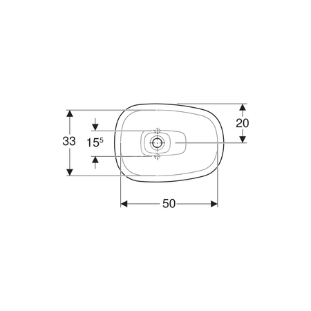 Elementy mocujące Geberit do umywalki stawianej na blat