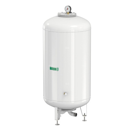 Naczynie wzbiorcze stojące FLAMCO MEIBES Airfix D-E, pojemność 1000 l 6-, 10 bar / 120'C fi2'', kolor biały, do instalacji  C.W.U.