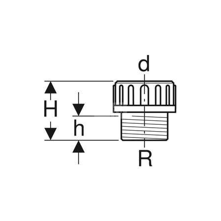 Przeciwnakrętka PP-HT d48