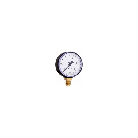 Manometr z rurką Bourdona AFRISO RF przemysłowy D401 0/600 bar G1/2B radialne fi 100 mm, kl. 1,0%