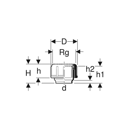Przeciwnakrętka PP-HT d48