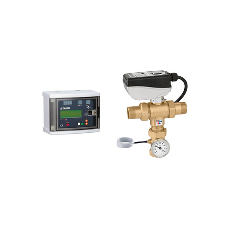 LEGIOMIX - Elektroniczny zawór mieszający 1 1/2" do c.w.u. . Nadzór nad procesem dezynfekcji. Przyłącza z gwintem zewnętrznym. Zasilanie 230 V.