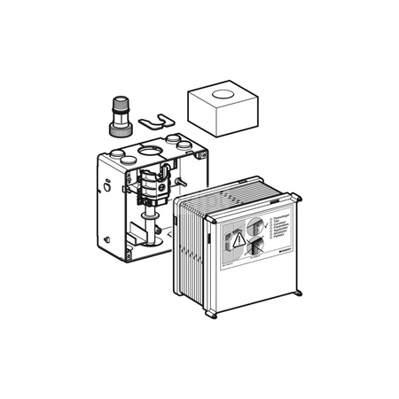 Nypel przyłączeniowy Geberit prosty, do zaworu spłukującego do pisuarów