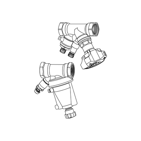 Regulator ciśnienia różnicowego TA (IMI HYDRONIC) STAD/STAP, ametal DN 40, zakres przepł. 20-80 kPa
