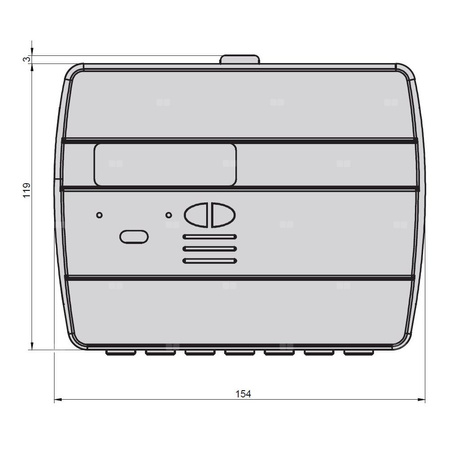 Ciepłomierz ultradźwiękowy rozdzielny z wewnętrznym Modułem radiowym, typu HYDROSONIS UP DN 100 Qp=60 m3/h, Tmax: 130st.C, L=360 mm