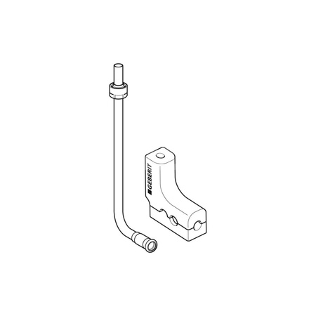 Osłona izolacyjna Geberit MeplaTherm do przyłączy kątowych i trójnikowych