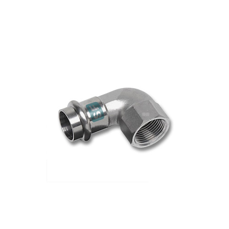 Kolano 90' SANHA NiroSan SF, stal nierdzewna, 35 mm x 1 1/4'' (zw x GW)