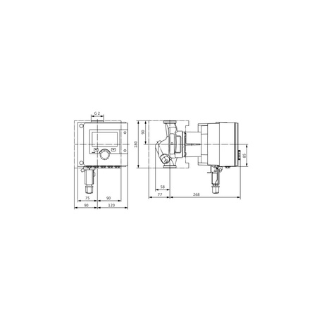 Pompa obiegowa WILO Stratos MAXO-Z 30/0,5-12 PN10 1 x 230 V 50/60 Hz, PN 10/10bar