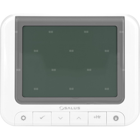 Temostat pokojowy bezprzewodowy SALUS RT520RF, kolor beżowy 230 V z wyświetlaczem