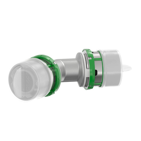 Kolano dwustronnie zaprasowywane 45' COMAP MultiSkin Visu-Control, mosiądz, 40x3,5 (MZ)