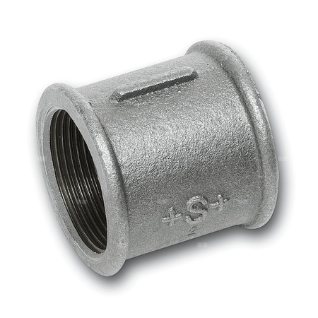 Mufa SANHA 270#, żeliwo (ocynk galwaniczny/elektrolityczny) (ocynk), 4'' (GW)