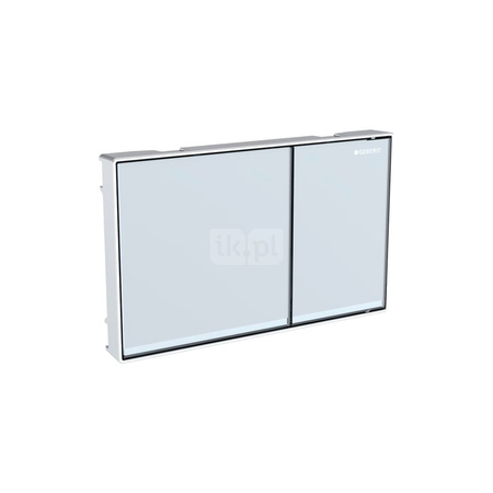 Ramka wyrównująca Geberit do przycisku uruchamiającego Sigma60, prostokątny: Materiał=Cynkowy odlew ciśnieniowy