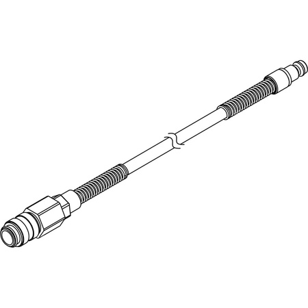 Wąż pomiarowy długość 500 mm czerwony