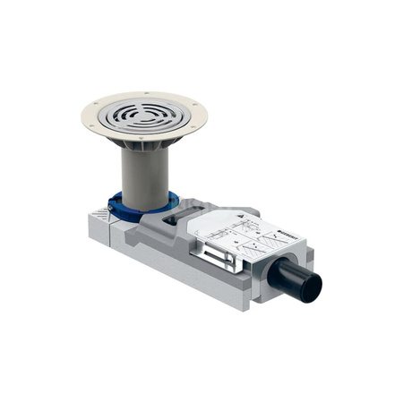 Króciec przyłączeniowy Geberit do odpływu prysznicowego międzykondygnacjami: Czarny