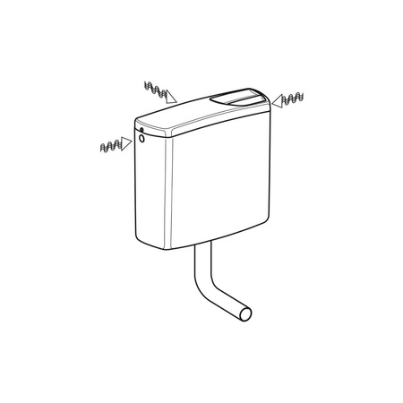 Sprężyna Geberit do przycisku uruchamiającego