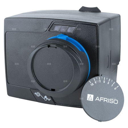 Zawór obrotowy trójdrogowy AFRISO ARV 384 Vario ProClick, mieszający, Siłownik elektryczny ARM 343, DN 25