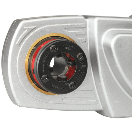 SUPERTRONIC 2000E z imadłem z głowicami BSPT R 1/2"-3/4"-1"-1 1/4"-1 1/2"-2" z adapterem ROFIX z akumulatorem 8.0AH ProCORE 18V i ładowarką AMP