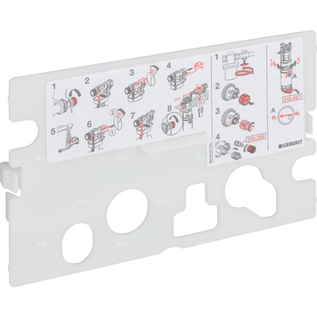 Płytka ochronna Geberit do spłuczki podtynkowej Kappa 15 cm