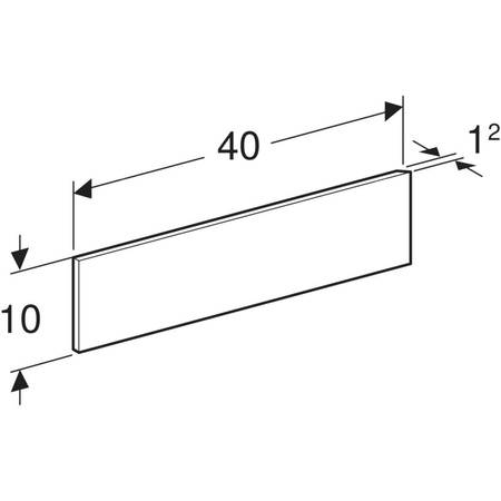 Osłona dekoracyjna Geberit Bambini boczna, do umywalki dla dzieci, niższa umywalka: Biały-alpin / Matowy
