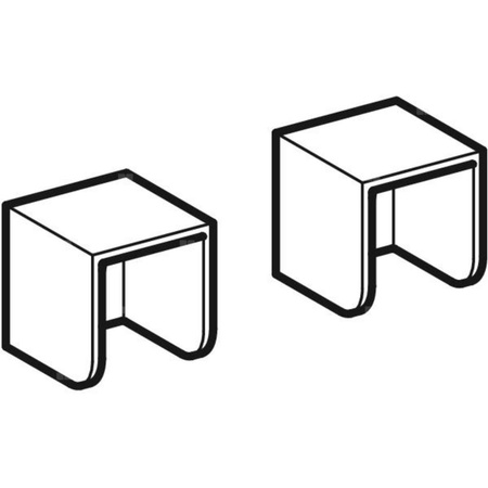 Zestaw warstw pokrycia do wspornika dystansowego Geberit Duofix (2 szt.)