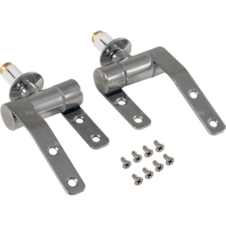 Zestaw zawiasów Geberit do deski sedesowej, wolne opadanie (2 szt.)