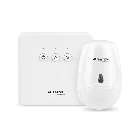 AURATON Aquarius SET - Bezprzewodowy sterownik pompy cyrkulacyjnej w układzie C.W.U aktywowany czujnikiem ruchu (zestaw)
