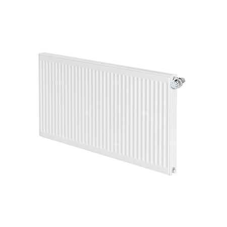 Grzejnik płytowy typ 11 PURMO Compact C wym. 550 x 400 mm, kolor biały, moc 378 W, front Profilowany