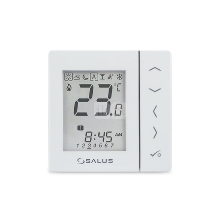 Regulator temperatury SALUS VS30W, montaż podtynkowy