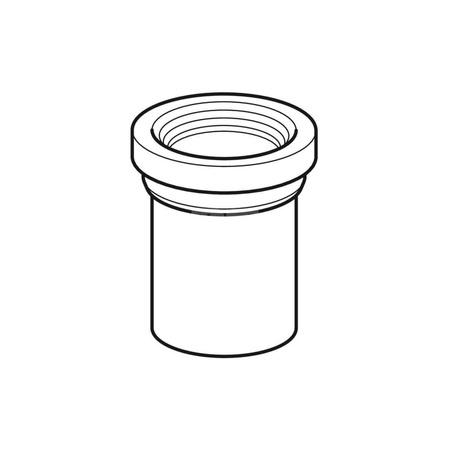 Uszczelka gumowa Geberit: d=80–100mm, d min.=80mm, d maks.=100mm, d1=122mm