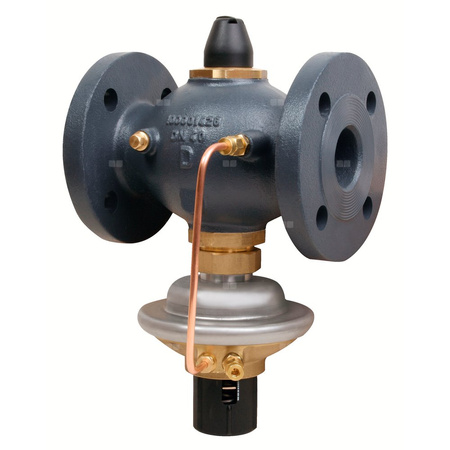 Regulator różnicy ciśnień z ograniczeniem przepływu AVPQ PN25 50/25 03-20/02 koł. pow.
