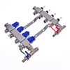 Rozdzielacz do ogrzewania podłogowego QIK Optimo MAGNET III - RNZT-2-50-M 12-obieg. inox GW 1'' x GZ 3/4'' + przepływomierz
