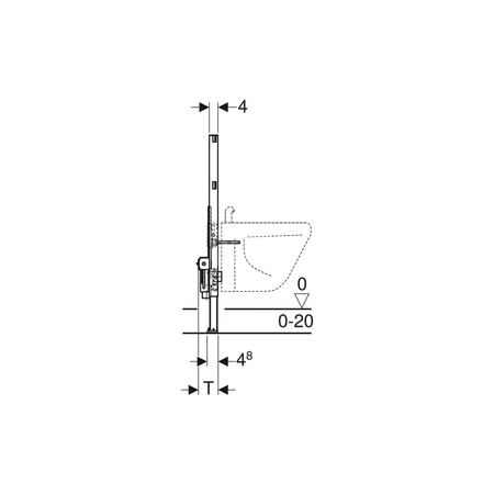 Podłączenie 90' GEBERIT Mepla, 1/2'' (GW x GZ), 73 mm