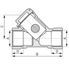 Filtr siatkowy do gazu 5/4" GW-GW typ G41