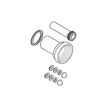 Uszczelka gumowa Geberit do przyłącza rury spłukującej: d=45mm